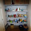 Pantry in the utility room